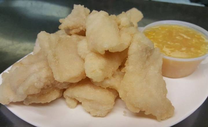 F21. Fried Fish Fillet with Cream Corn 粟米斑块